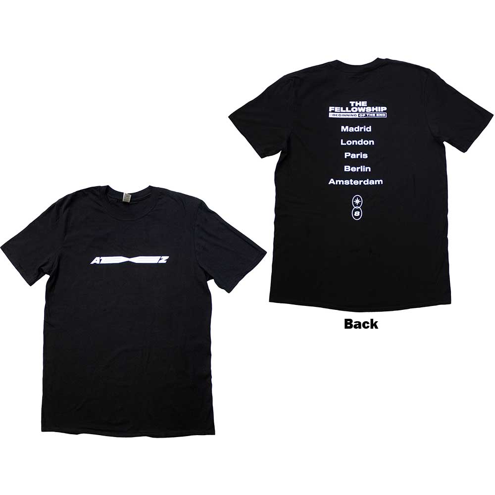 ATEEZ | Fellowship Tour Euro Logo - Black