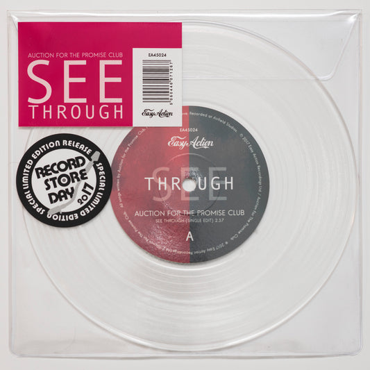 Auction For The Promise Club | See Through (CLEAR VINYL) - Vinyl