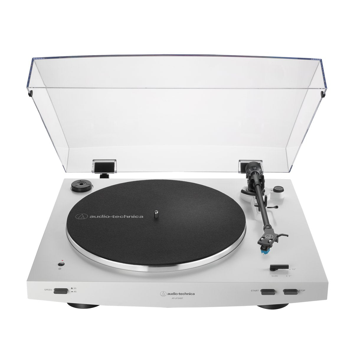 Audio-Technica | AT-LP3XBT WHITE (Automatic Belt-Drive Turntable (Wireless Blu-tooth & Analog)) - Turntables