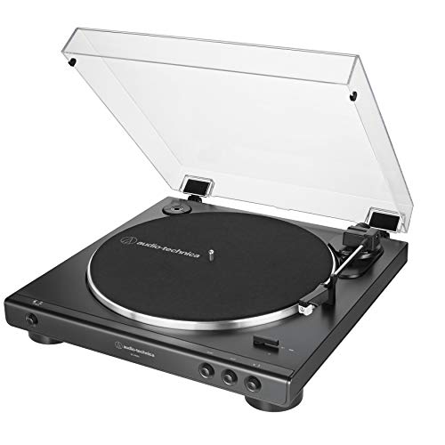 Audio-Technica | AT-LP60X-BK Fully Automatic Belt-Drive Stereo Turntable, Black - Turntables