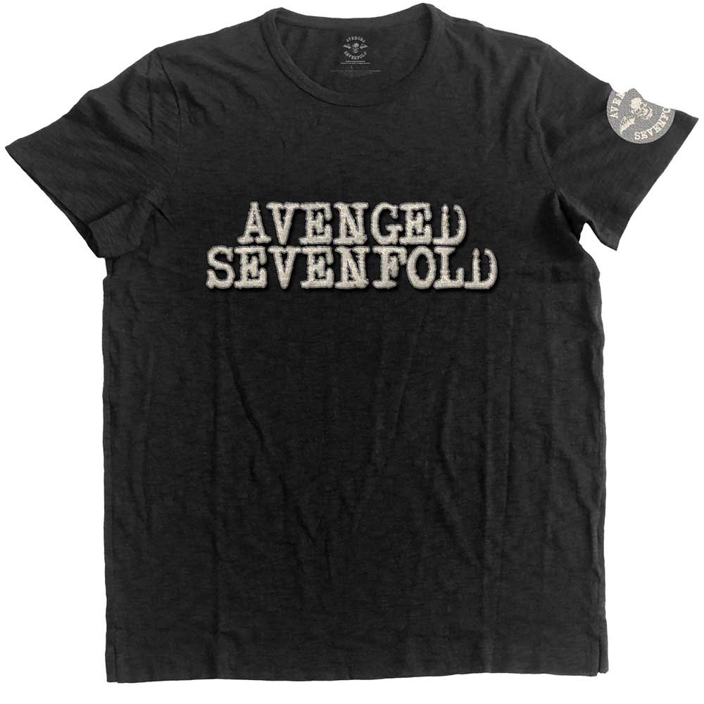 Avenged Sevenfold | Logo & Death Bat - T-Shirt Black