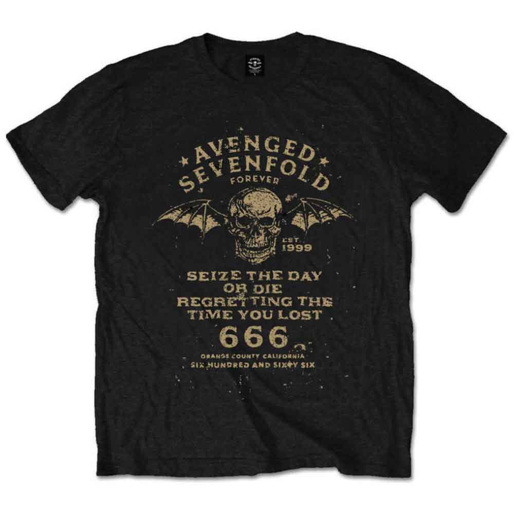 Avenged Sevenfold | Seize the Day - T-Shirt Black