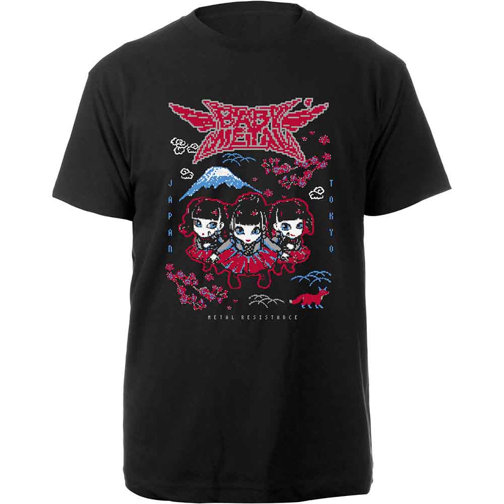 Babymetal | Pixel Tokyo - T-Shirt Black