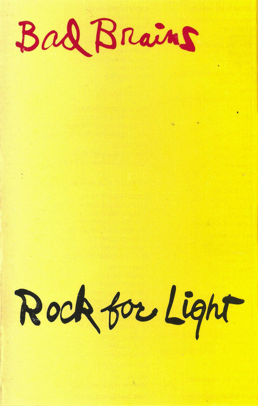 Bad Brains | Rock For Light (Yellow Cassette) - Cassette