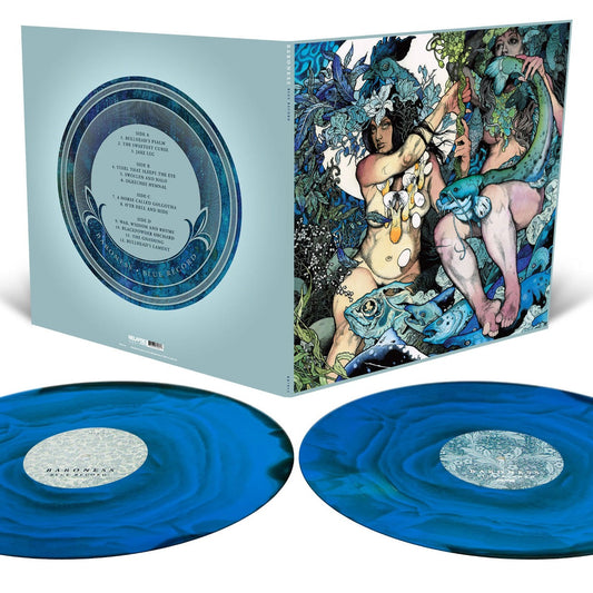 Baroness | Blue Record (Cyan Blue, Milky Clear and Black Ripple Effect Colored Vinyl) (2 Lp's) - Vinyl
