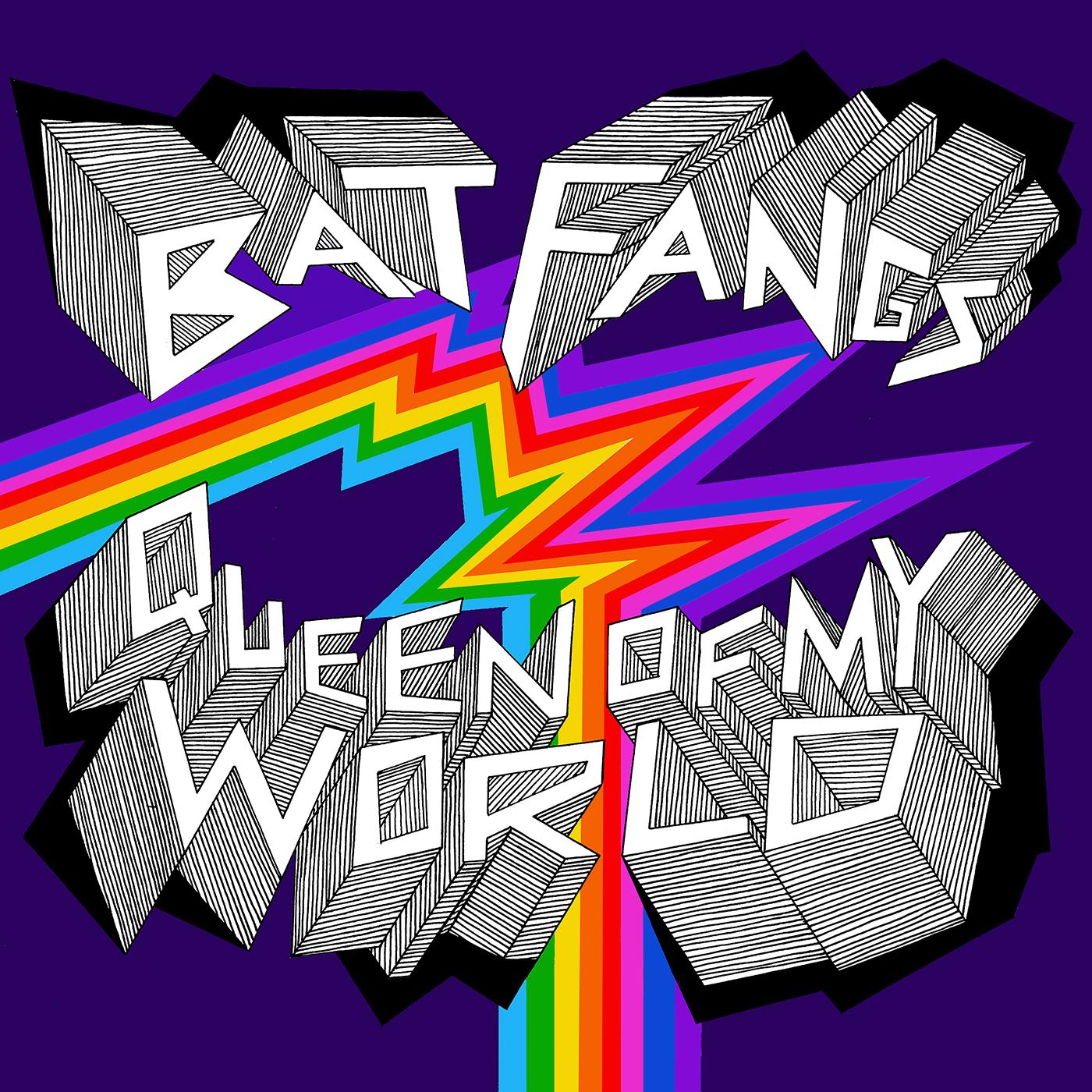 Bat Fangs | Queen Of My World (YELLOW VINYL) - Vinyl