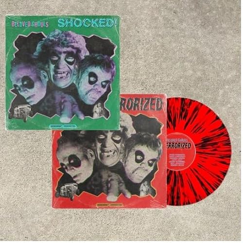 Beloved Ghouls | Terrorized/Shocked (Red W/ Black Splatter Vinyl) - Vinyl