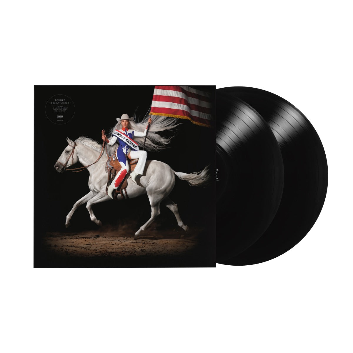 Beyonce | Cowboy Carter Official Vinyl [Explicit Content] (180 Gram Vinyl, Booklet, Poster) (2 Lp's) - Vinyl
