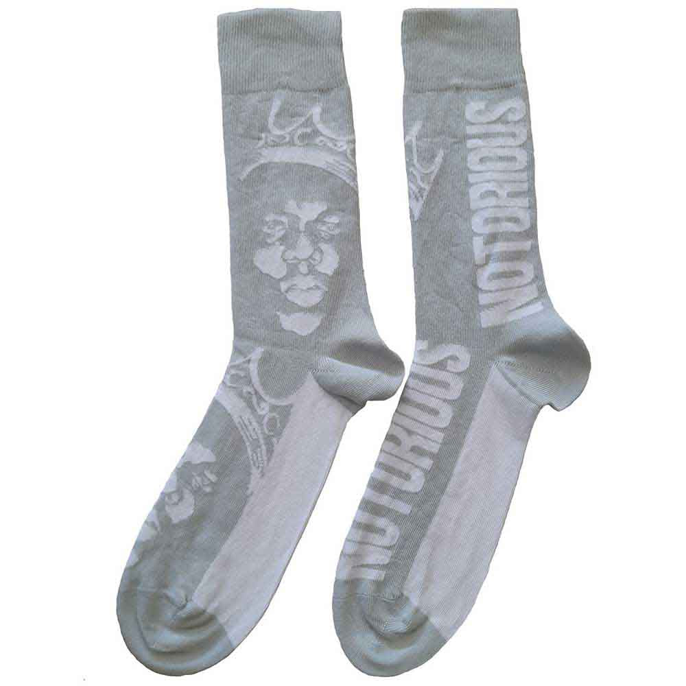 Biggie Smalls | Crown Monochrome - Socks Grey, White