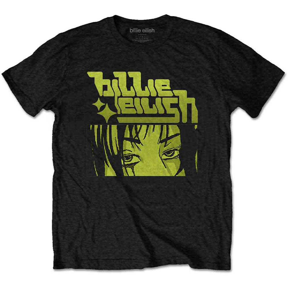 Billie Eilish | Anime Logo - T-Shirt Black
