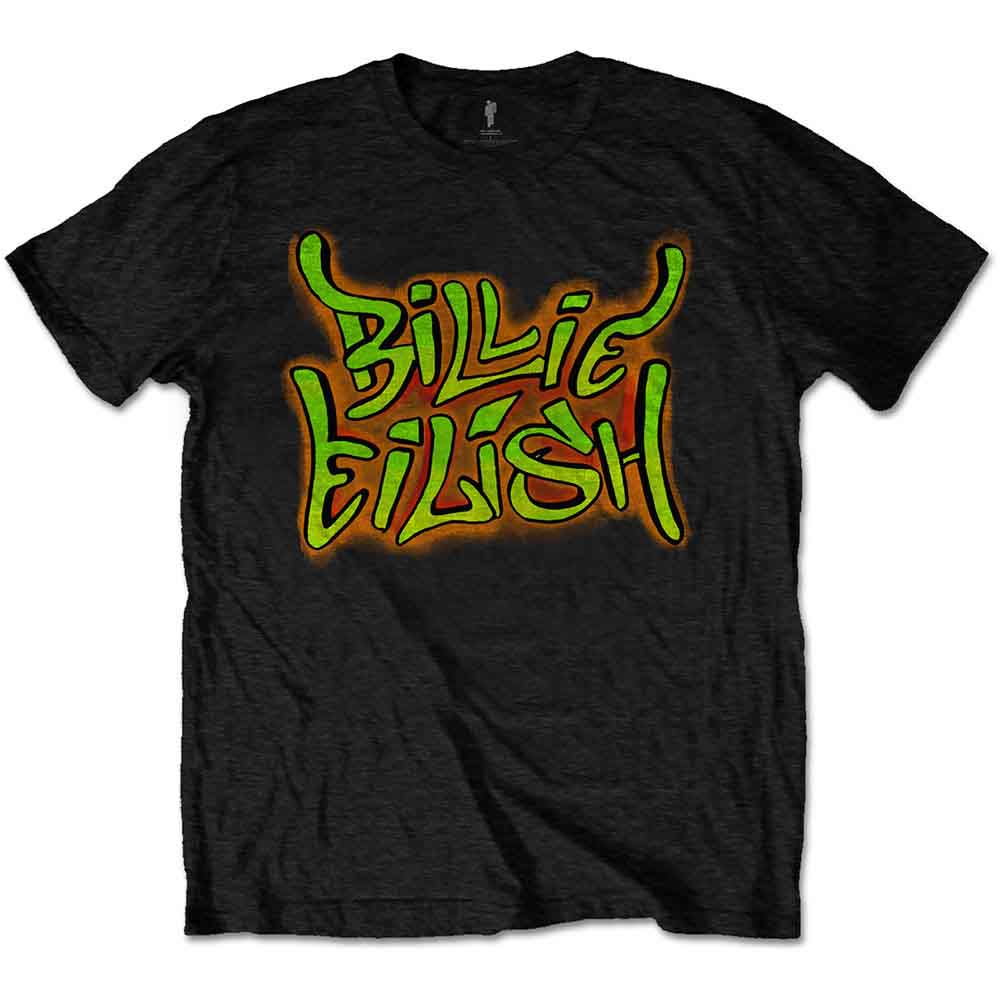 Billie Eilish | Graffiti - T-Shirt Black
