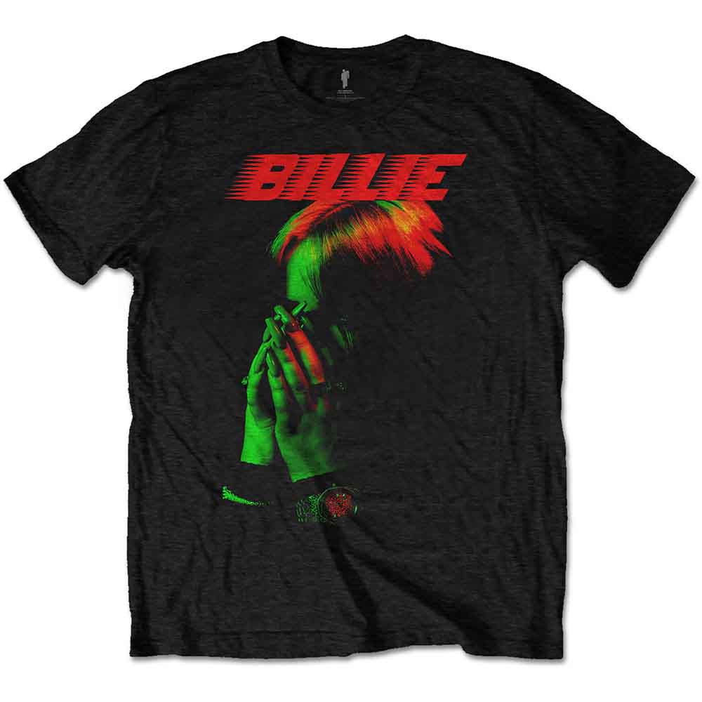 Billie Eilish | Hands Face - T-Shirt Black