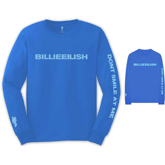 Billie Eilish | Smile - T-Shirt Blue