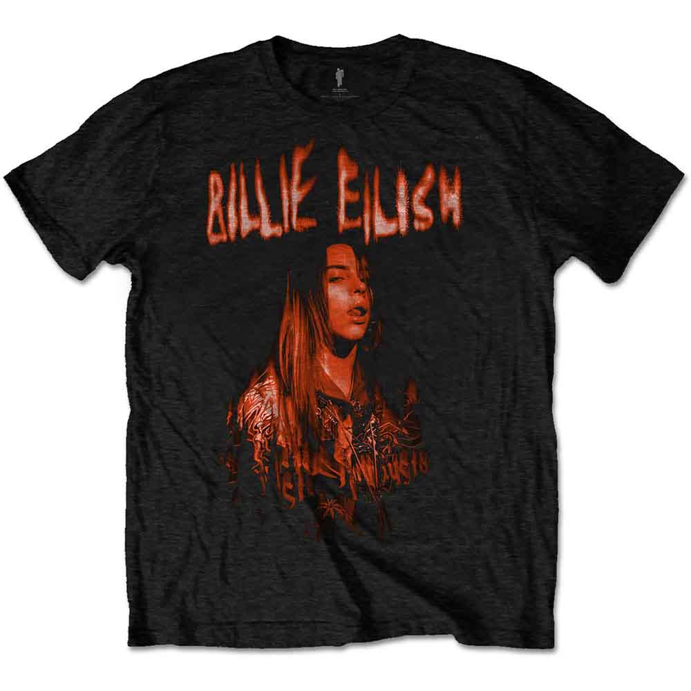 Billie Eilish | Spooky Logo - T-Shirt Black