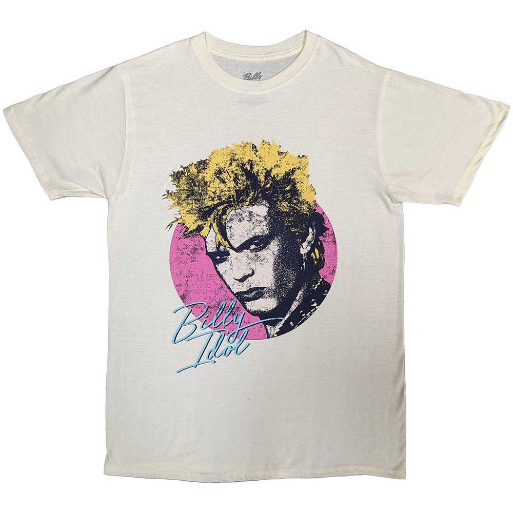 Billy Idol | Circle Illustration - Neutral