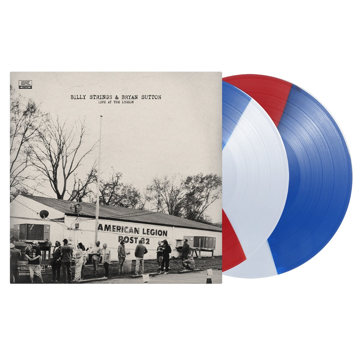 Billy Strings & Bryan Sutton | Live at the Legion Indie Exclusive, tri-color (red, white, blue) - Vinyl