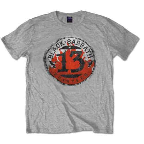 Black Sabbath | 13 Flame Circle - T-Shirt Grey