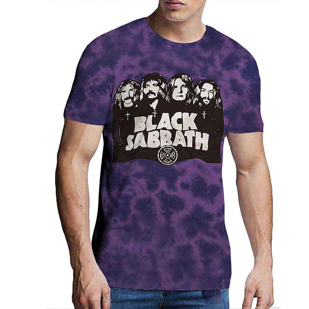 Black Sabbath | Band & Logo - T-Shirt Purple