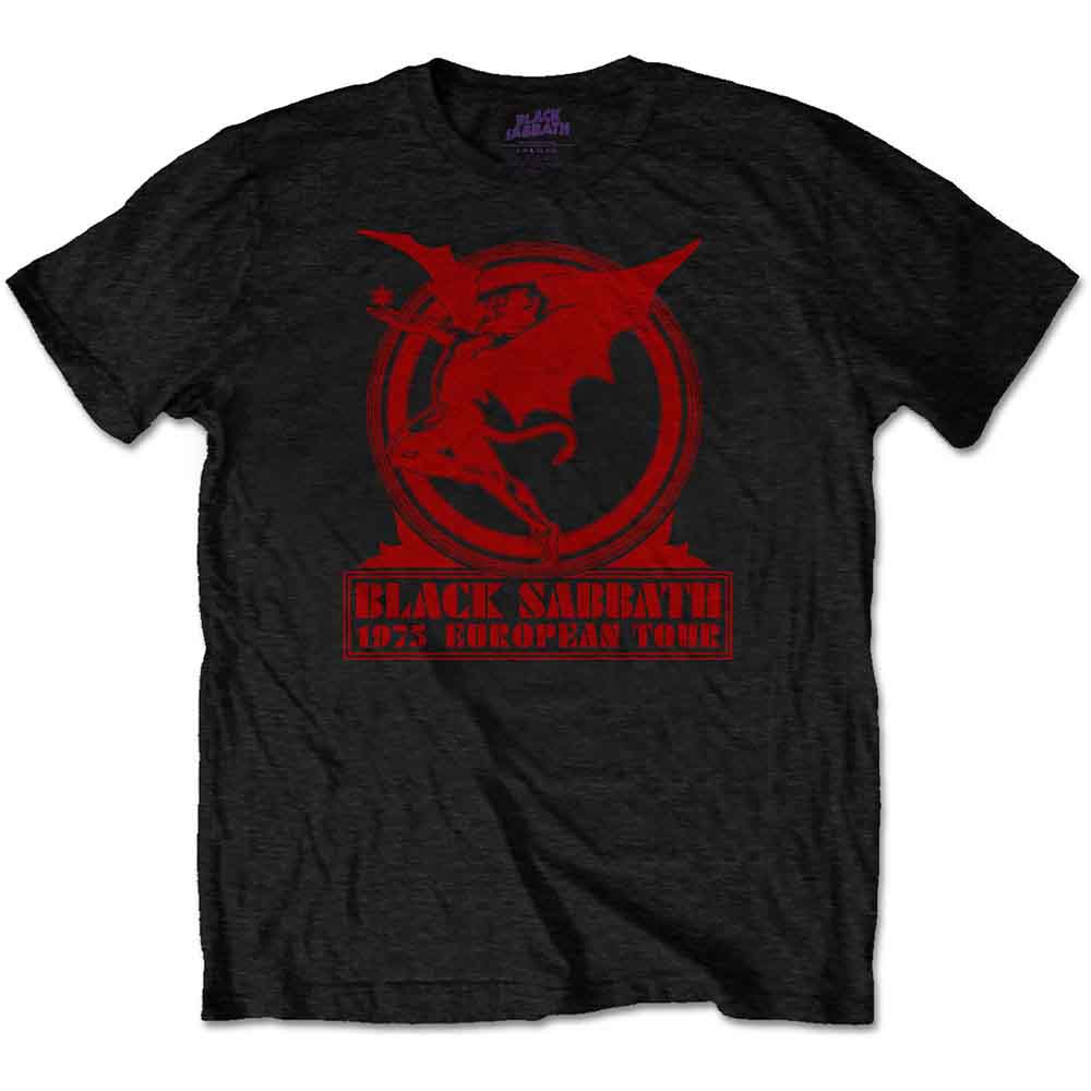 Black Sabbath | Europe '75 - T-Shirt Black