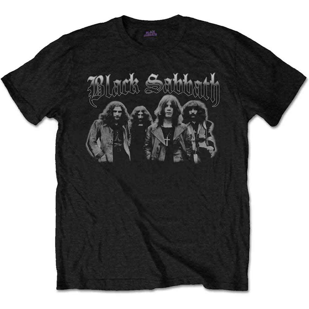 Black Sabbath | Greyscale Group - T-Shirt Black