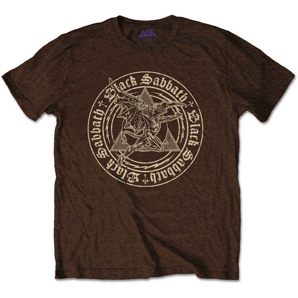 Black Sabbath | Henry Pyramid Emblem - T-Shirt Brown