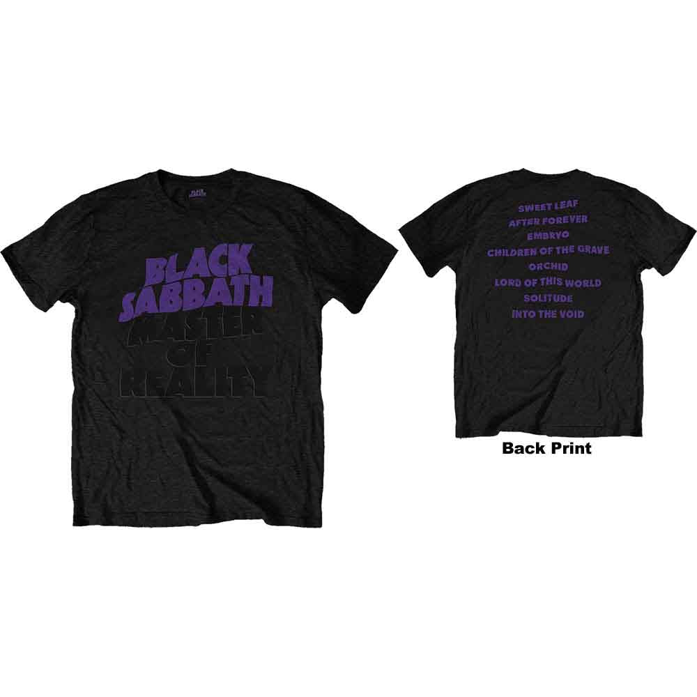 Black Sabbath | Masters of Reality Album - T-Shirt Black