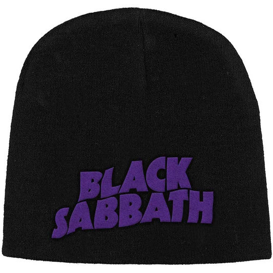 Black Sabbath | Purple Logo - Hat Black