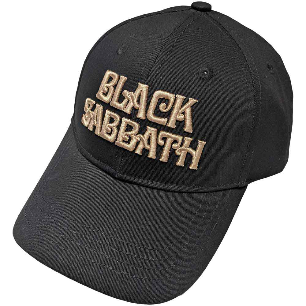 Black Sabbath | Text Logo - Hat Black