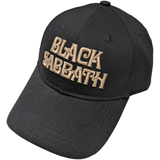 Black Sabbath | Text Logo - Hat Black