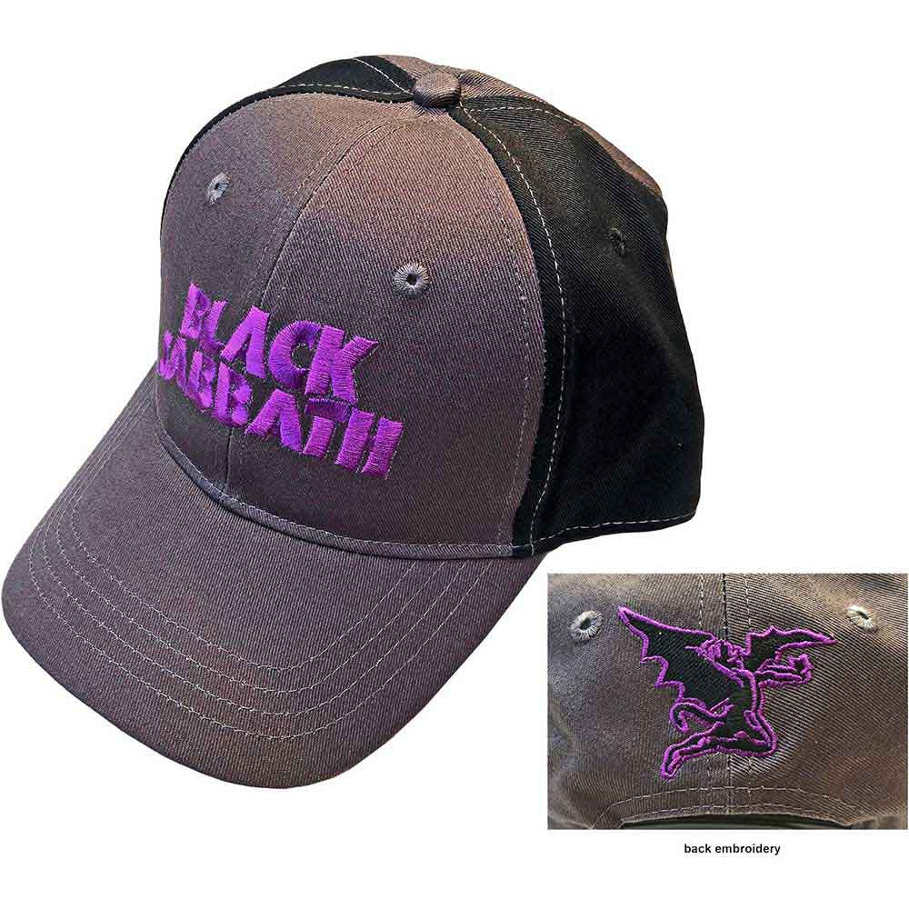 Black Sabbath | Wavy Logo - Hat Black, Grey