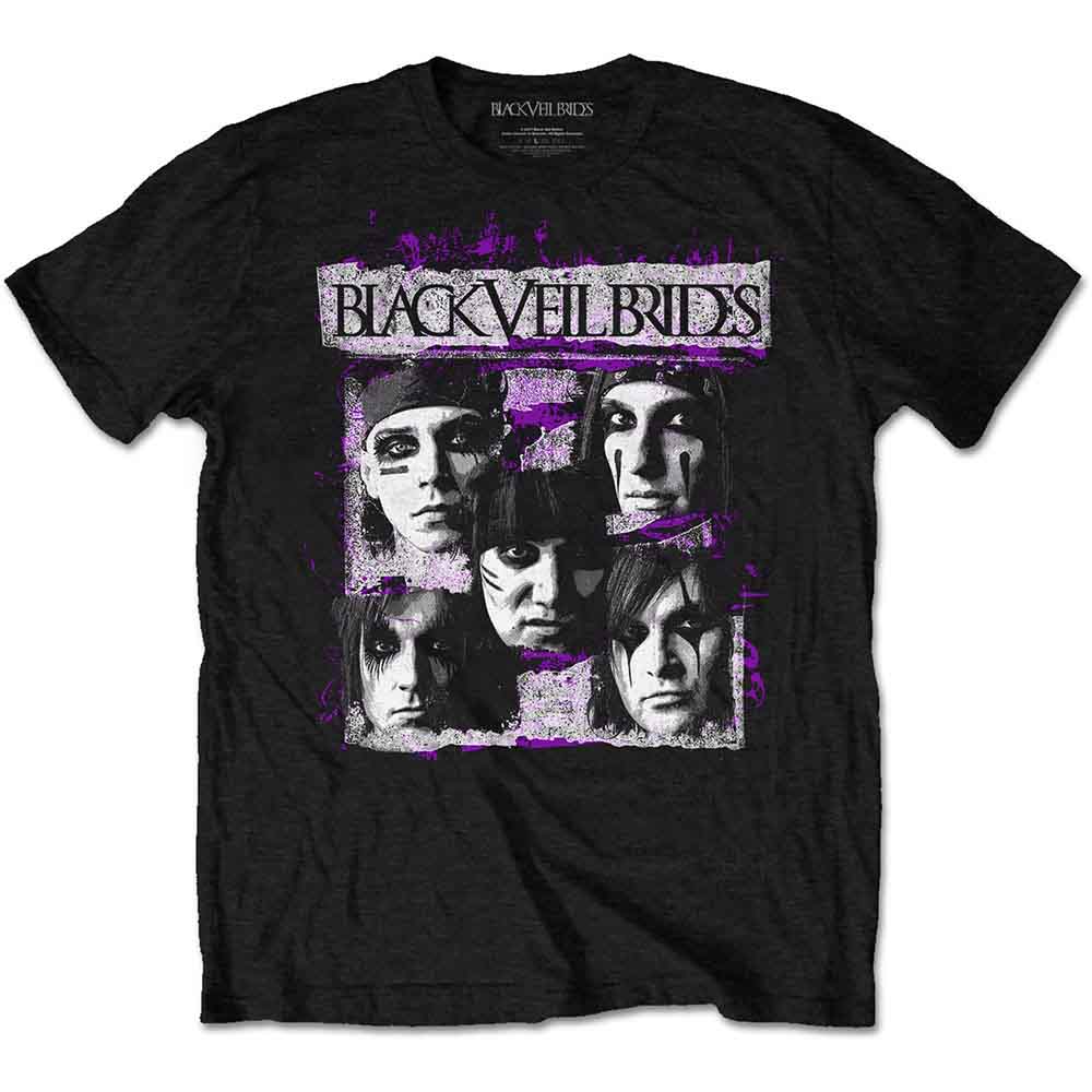 Black Veil Brides | Grunge Faces - T-Shirt Black