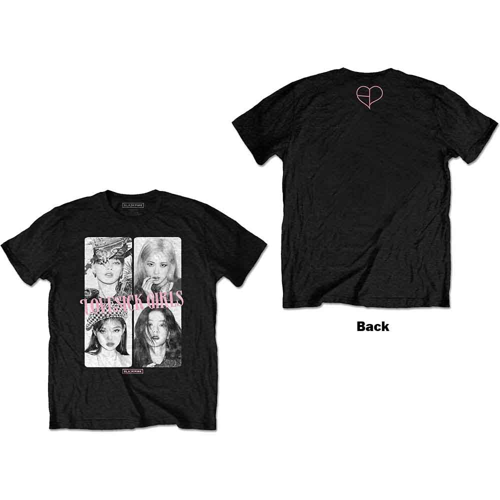 BLACKPINK | Love Sick - T-Shirt Black