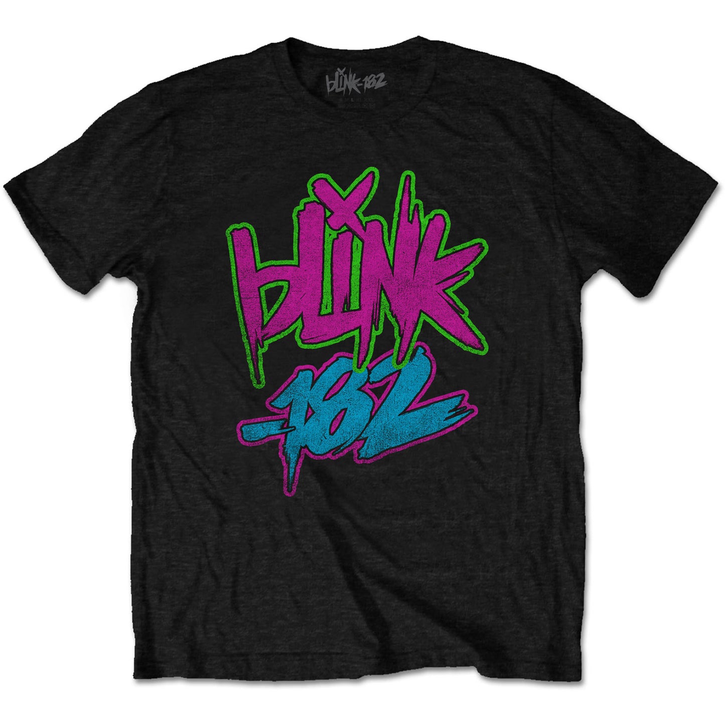 Blink-182 | Neon Logo - T-Shirt black