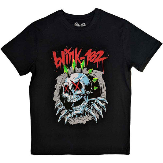Blink-182 | Six Arrow Skull - T-Shirt Black