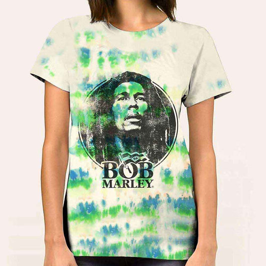 Bob Marley | Black & White Logo - T-Shirt White