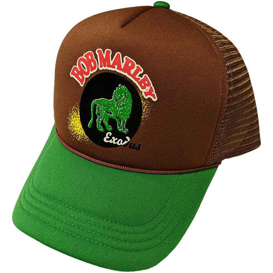 Bob Marley | Exodus Lion - Hat Brown, Green