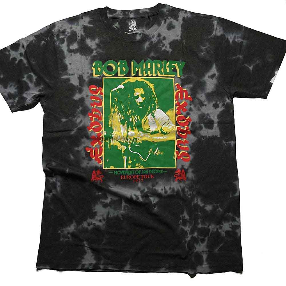 Bob Marley | Exodus Tie-Dye - T-Shirt Black