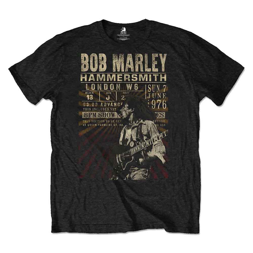 Bob Marley | Hammersmith '76 - T-Shirt Black
