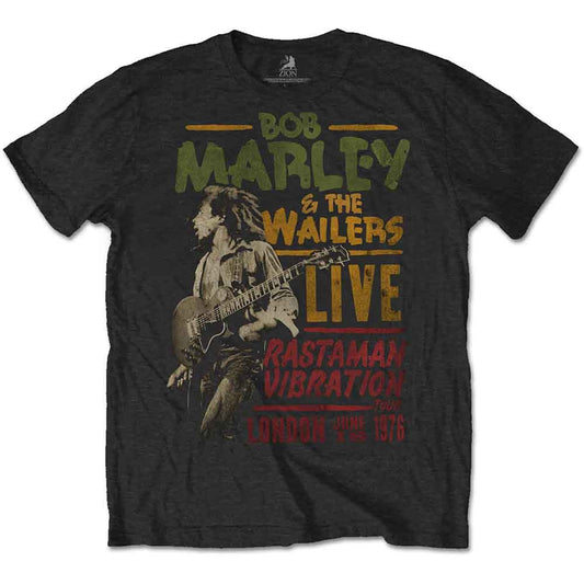 Bob Marley | Rastaman Vibration Tour 1976 - T-Shirt Black