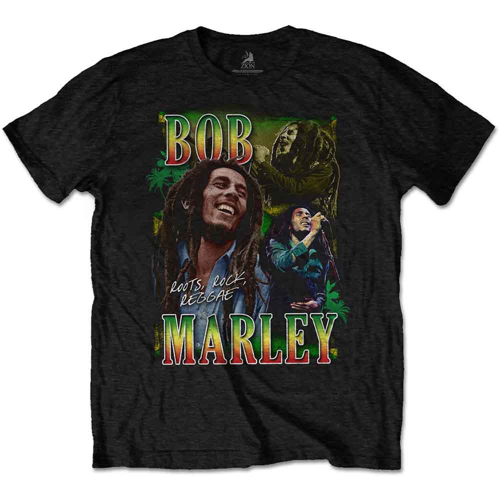 Bob Marley | Roots, Rock, Reggae Homage - T-Shirt Black