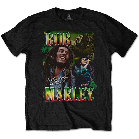 Bob Marley | Roots, Rock, Reggae Homage - T-Shirt Black