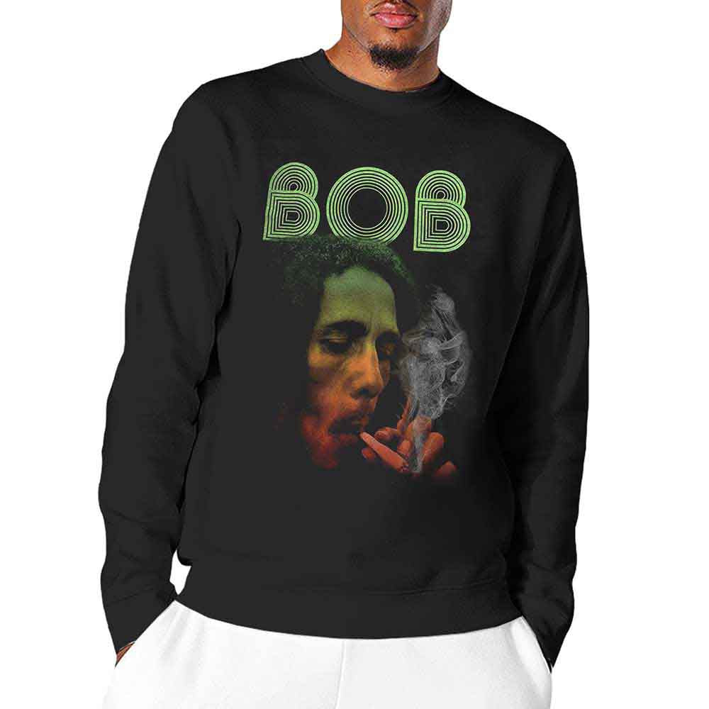 Bob Marley | Smoke Gradient - T-Shirt Black