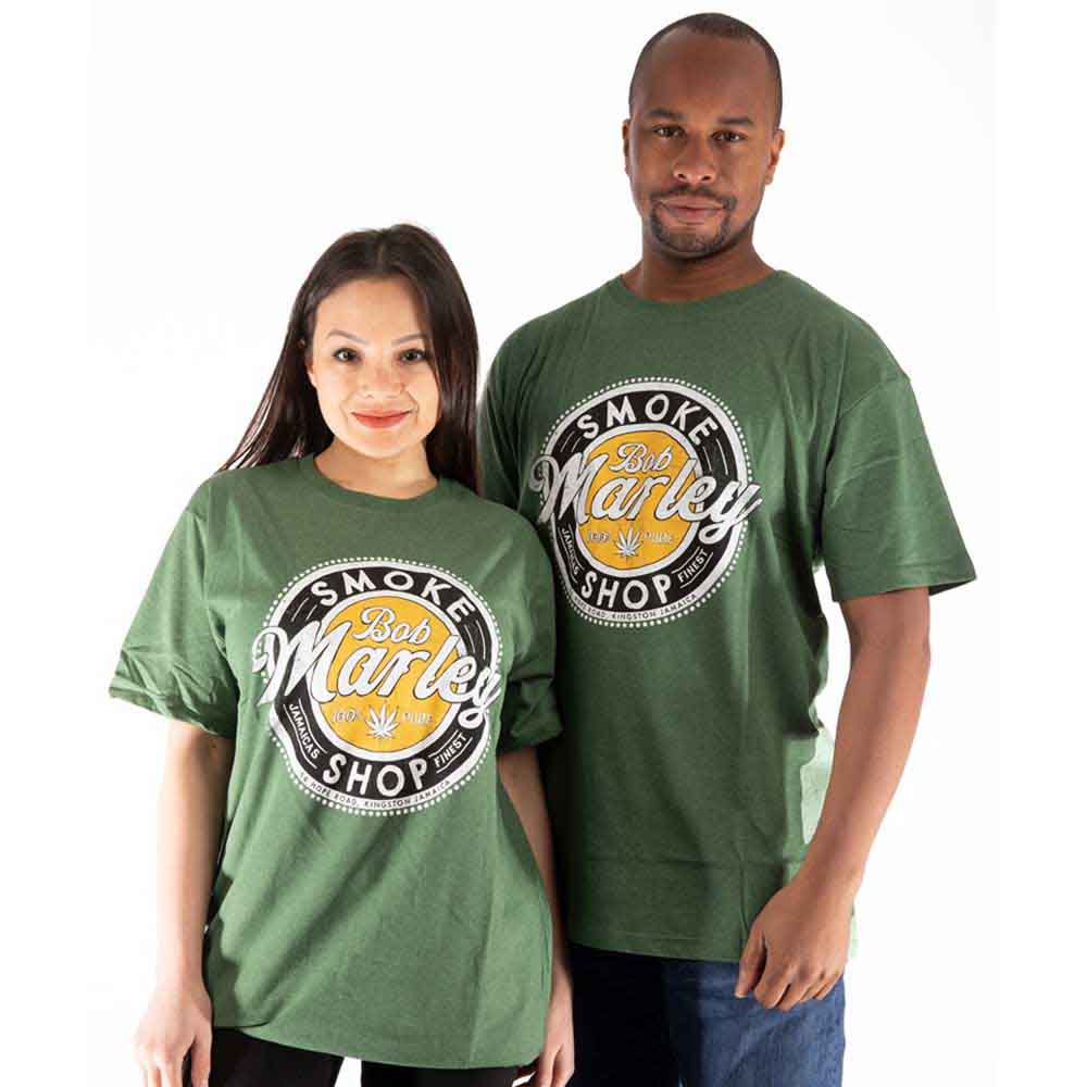 Bob Marley | Smoke Shop - T-Shirt Green