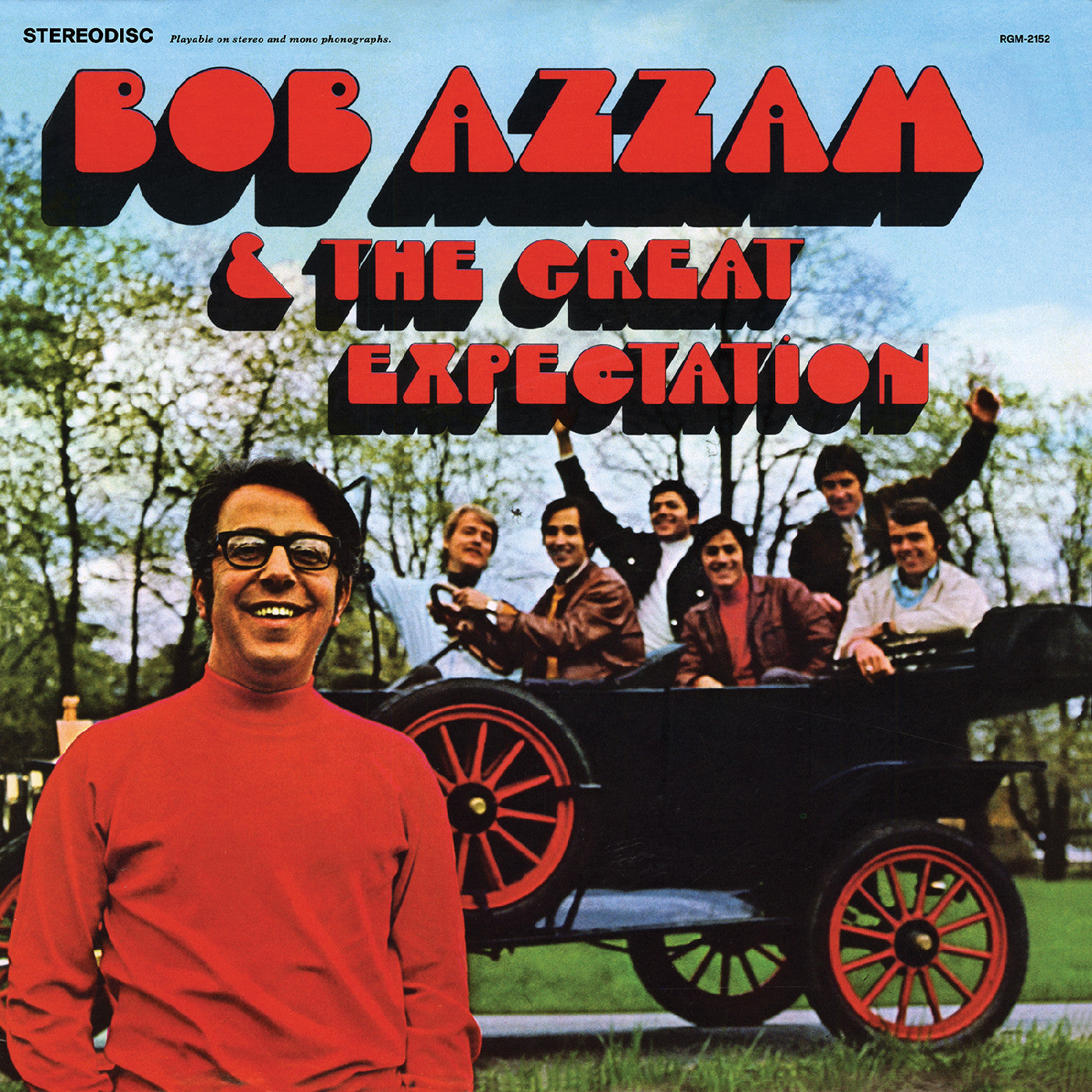 Bob & The Great Expectation Azzam | Bob Azzam & The Great Expectation - Remastered (Fire Orange Vinyl) - Vinyl