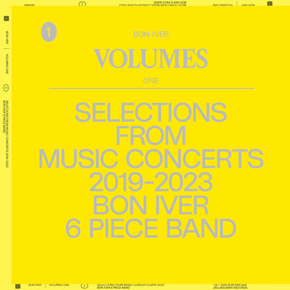 Bon Iver | Volumes: One Selections From Music Concerts 2019-2023 6 Piece Band - Vinyl