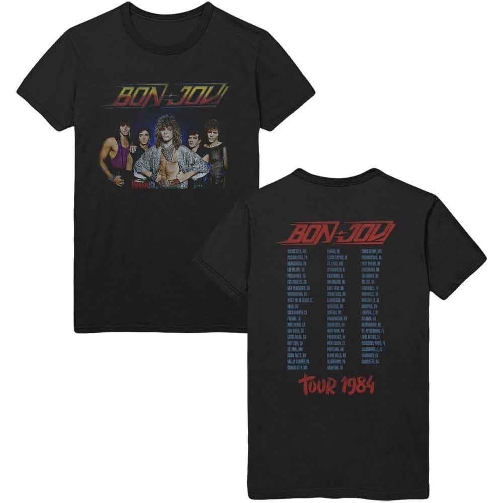 Bon Jovi | Tour '84 - T-Shirt Black