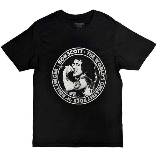Bon Scott | TWGRRS Circle - T-Shirt Black