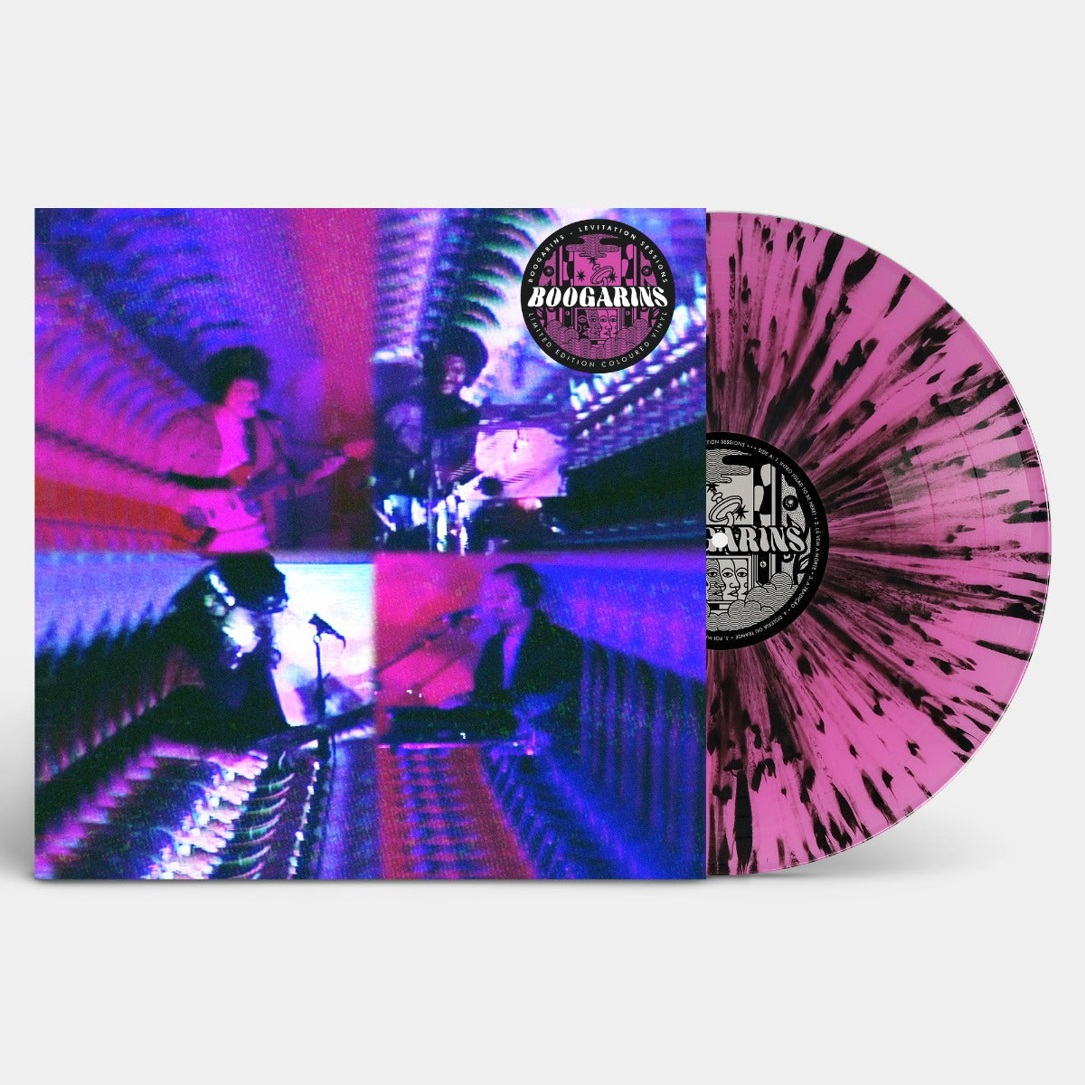 Boogarins | Levitation Sessions (Indie exclusive "Poluçăo Noturna" Splatter Colored Vinyl) - Vinyl