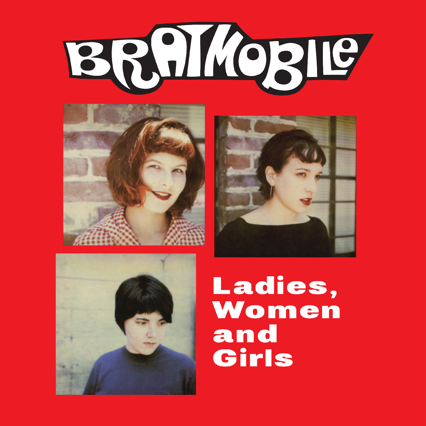 Bratmobile | Ladies, Women and Girls (RED VINYL) - Vinyl