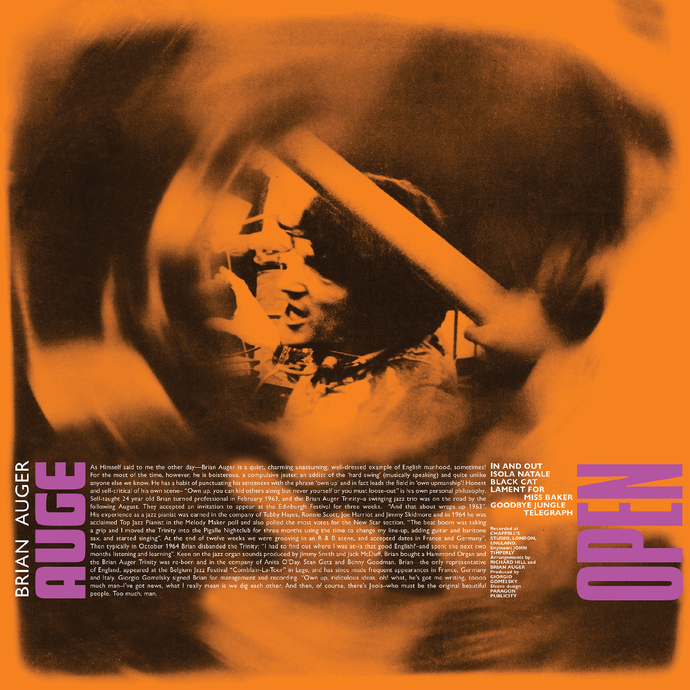 Brian Auger & The Trinity Driscoll Julie | Open - Vinyl